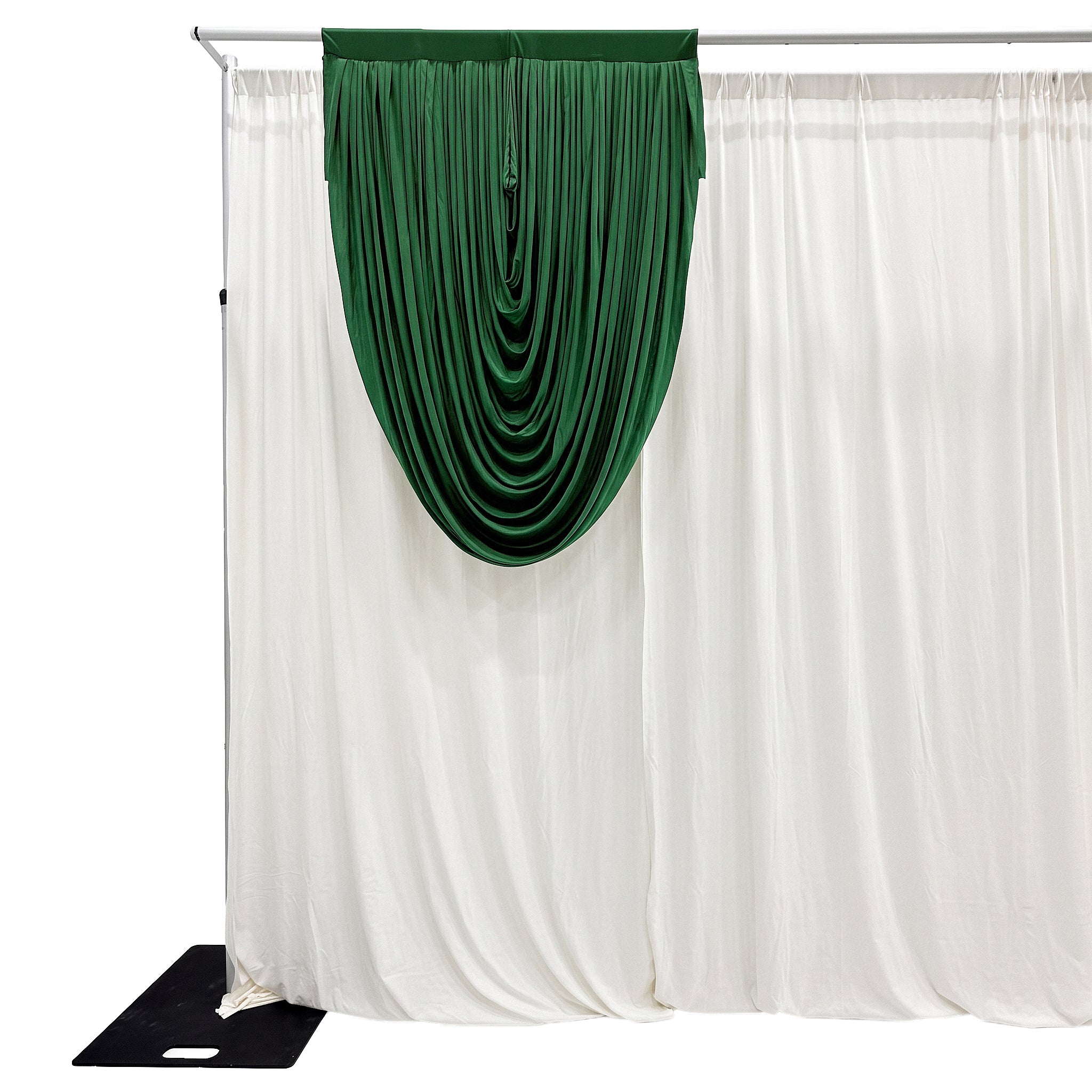 Cascade Swag Drape Panel 5ft x 4ft - Emerald Green
