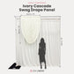Cascade Swag Drape Panel 5ft x 4ft  Ivory  infographic