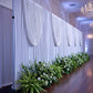 Cascade Swag Drape Panel 5ft x 4ft  Ivory - Reception Backdrop