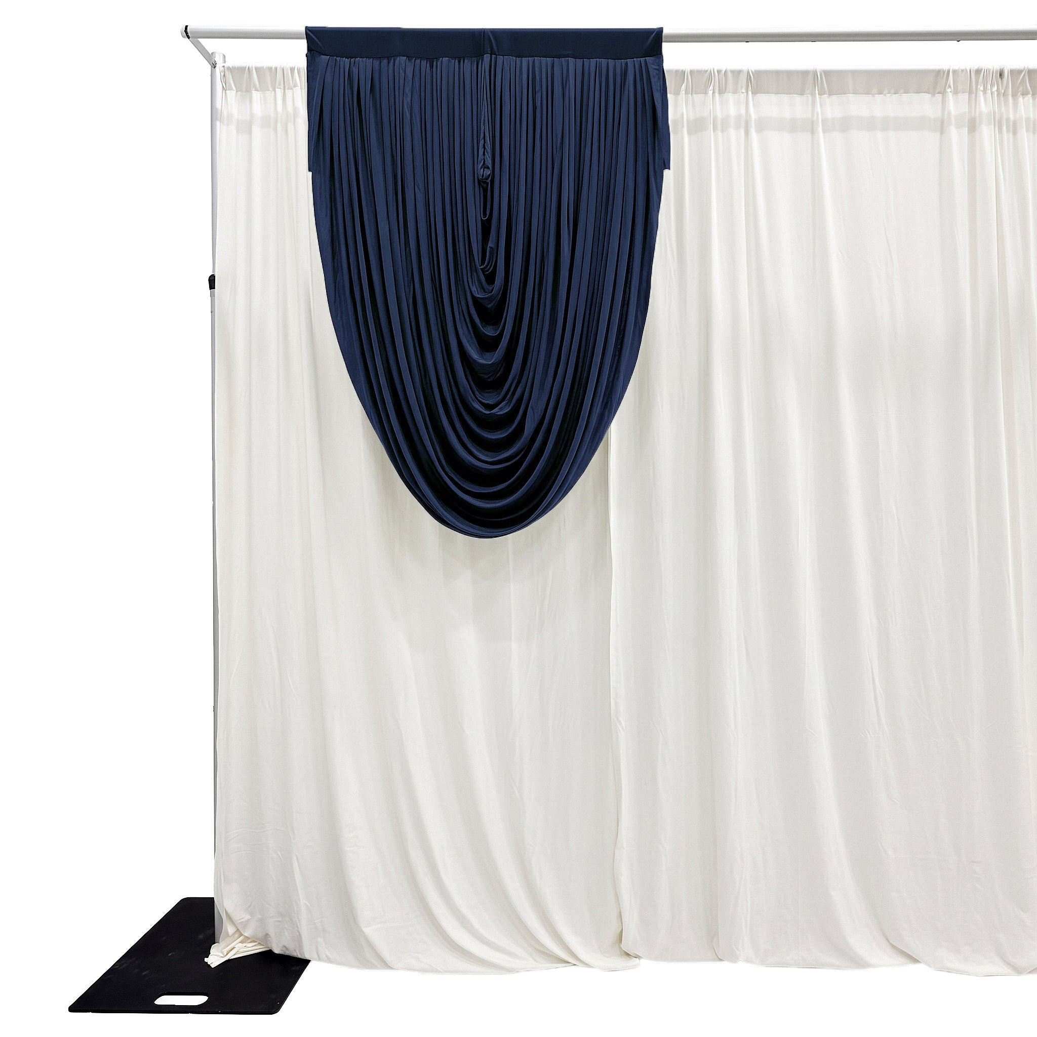Cascade Swag Drape Panel 5ft x 4ft - Navy Blue