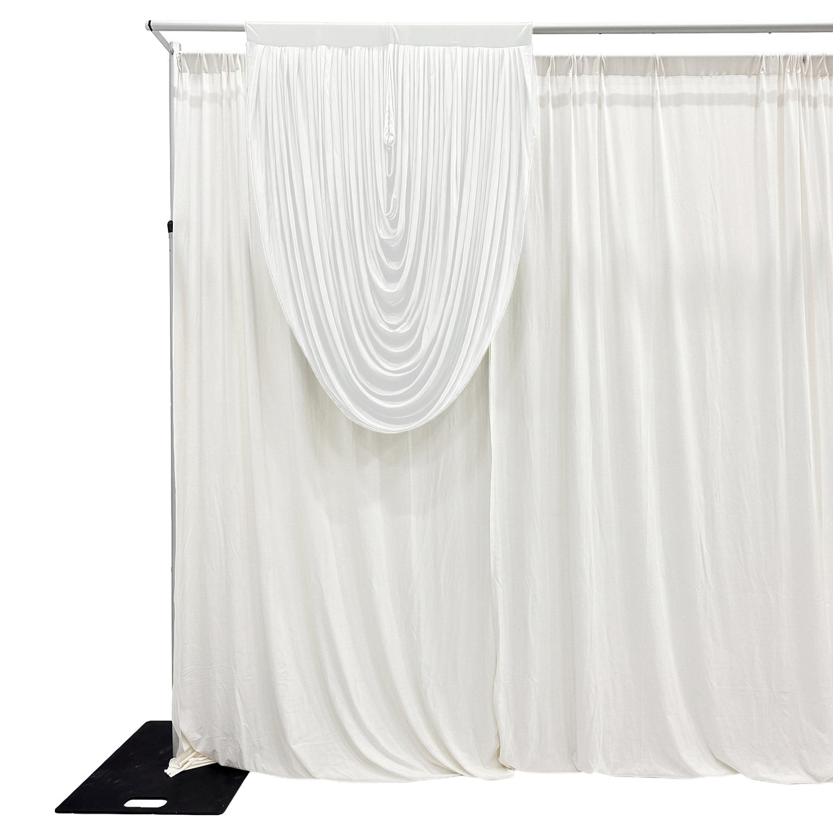 Cascade Swag Drape Panel 5ft x 4ft White