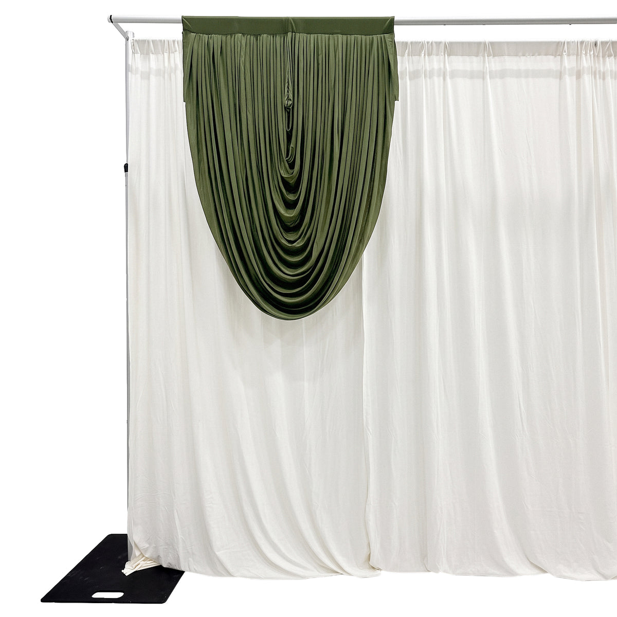 Cascade Swag Drape Panel 5ft x 4ft Willow Green