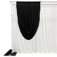 Cascade Swag Drape Panel 6.5ft x 5ft - Black