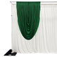 Cascade Swag Drape Panel 6.5ft x 5ft - Emerald Green
