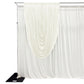 Cascade Swag Drape Panel 6.5ft x 5ft - Ivory