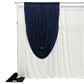 Cascade Swag Drape Panel 6.5ft x 5ft - Navy Blue