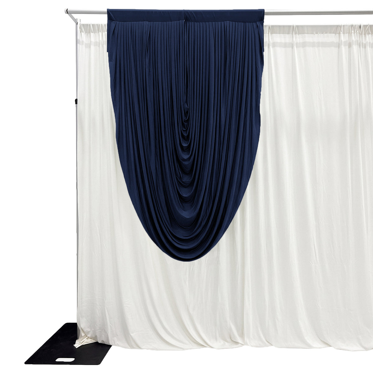 Cascade Swag Drape Panel 6.5ft x 5ft - Navy Blue