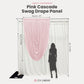 Cascade Swag Drape Panel 6.5ft x 5ft Pink infographic