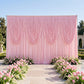 Cascade Swag Drape Panel 6.5ft x 5ft - Pink - Wedding Backdrop