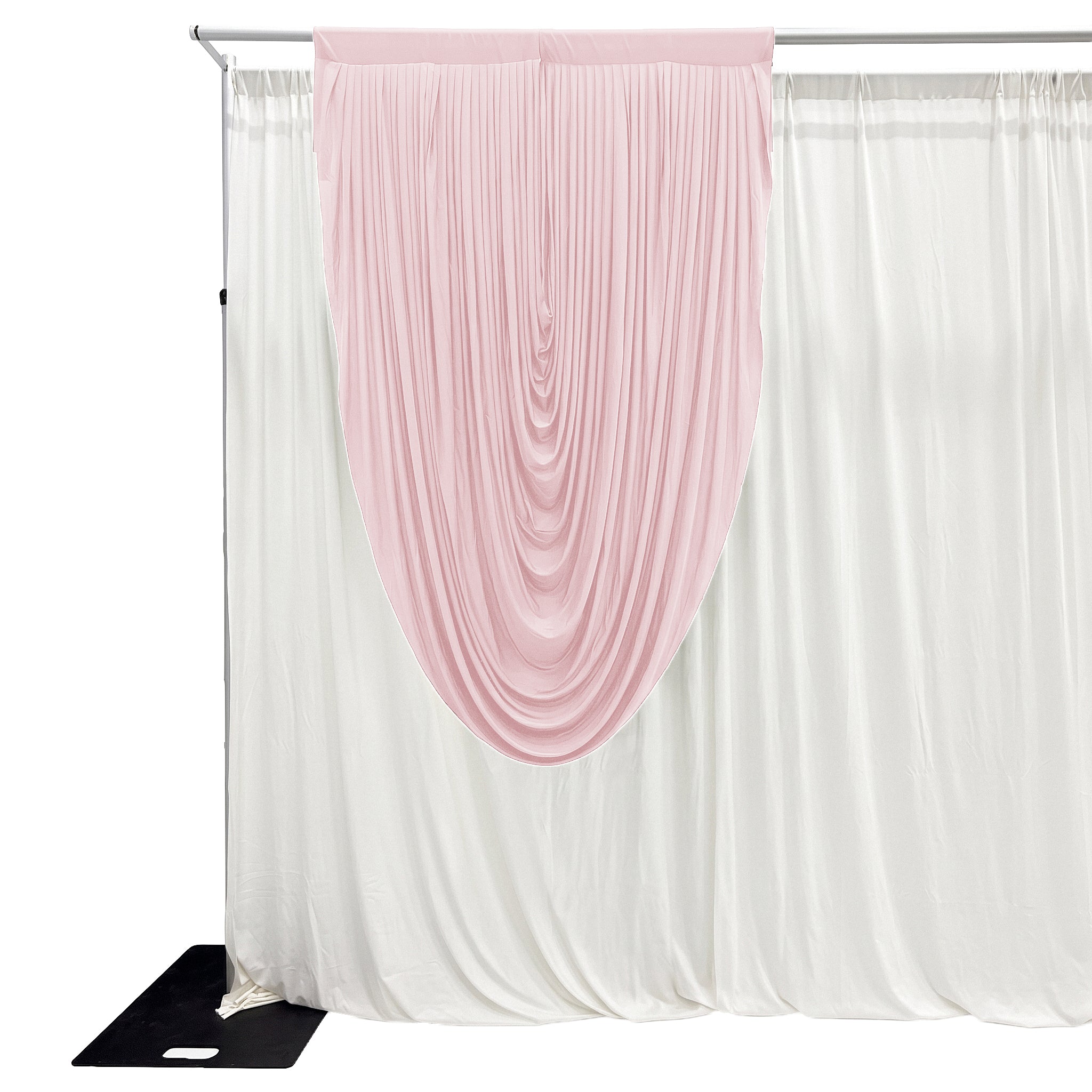 Cascade Swag Drape Panel 6.5ft x 5ft - Pink