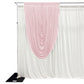 Cascade Swag Drape Panel 6.5ft x 5ft - Pink