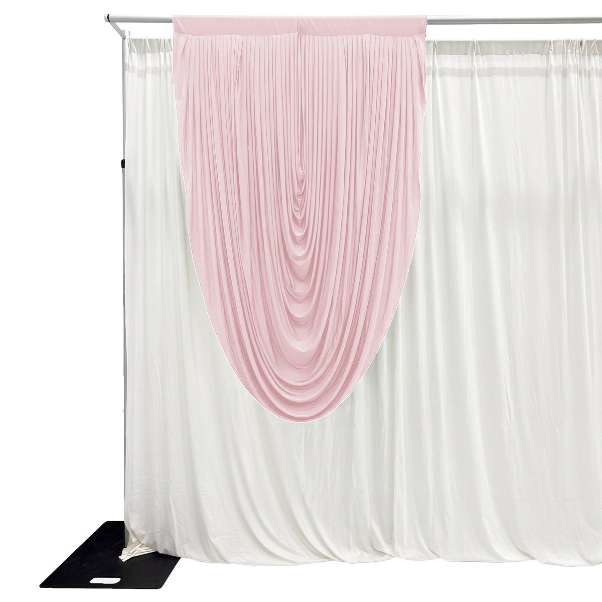 Cascade Swag Drape Panel 6.5ft x 5ft - Pink