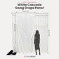 Cascade Swag Drape Panel 6.5ft x 5ft White infographic