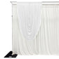 Cascade Swag Drape Panel 6.5ft x 5ft - White