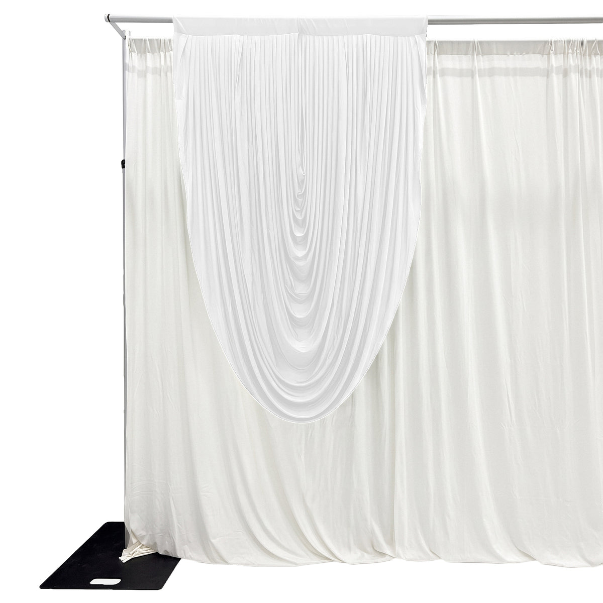 Cascade Swag Drape Panel 6.5ft x 5ft - White