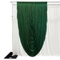 Cascade Swag Drape Panel 9ft x 6.5ft - Emerald Green