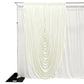 Cascade Swag Drape Panel 9ft x 6.5ft - Ivory