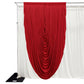 Cascade Swag Drape Panel 9ft x 6.5ft - Red