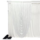 Cascade Swag Drape Panel 9ft x 6.5ft - White