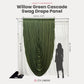Cascade Swag Drape Panel 9ft x 6.5ft Willow Green infographic