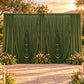 Cascade Swag Drape Panel 9ft x 6.5ft - Willow Green - Outdoor Backdrop