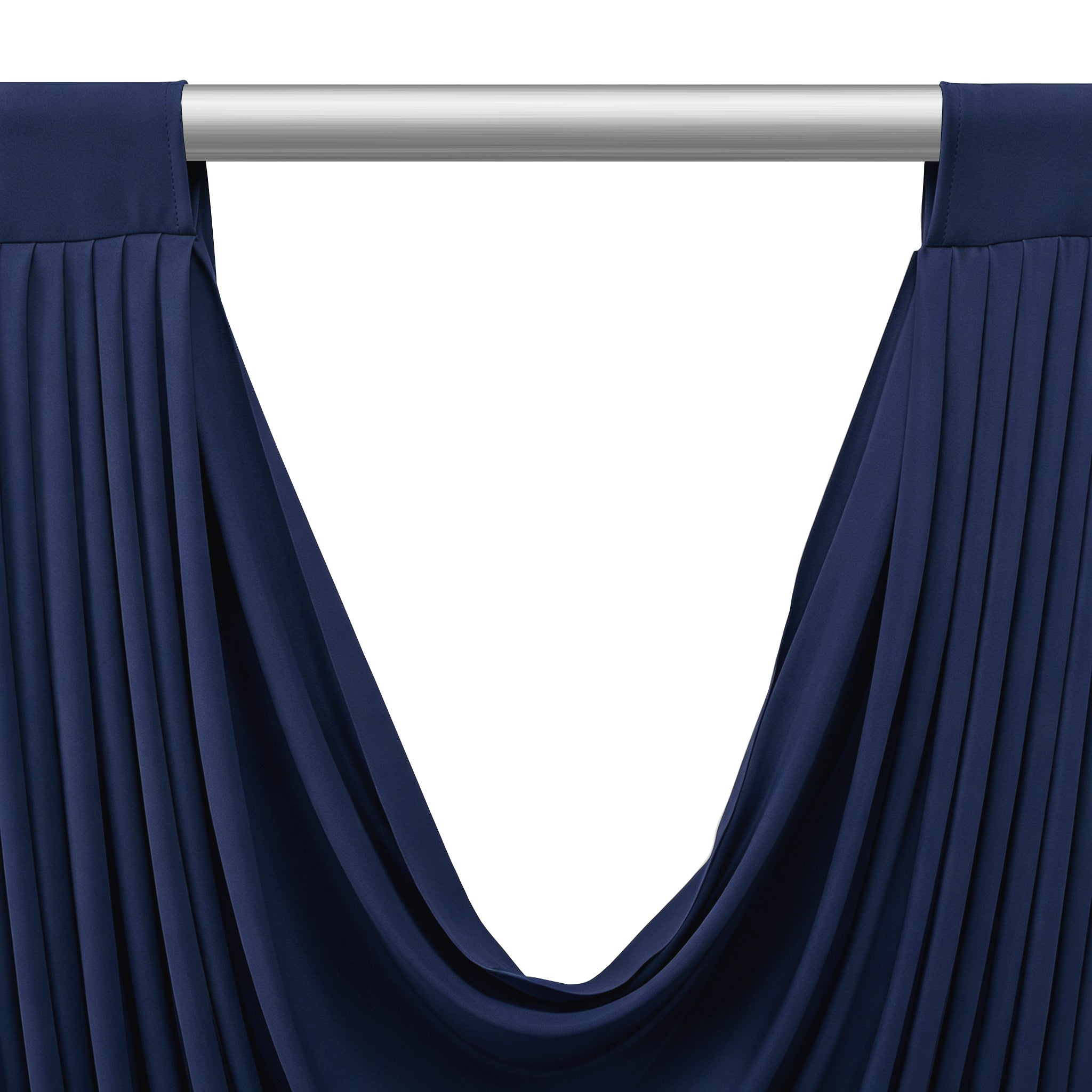 Cascade Swag Drape Panel 5ft x 4ft - Navy Blue Close Up