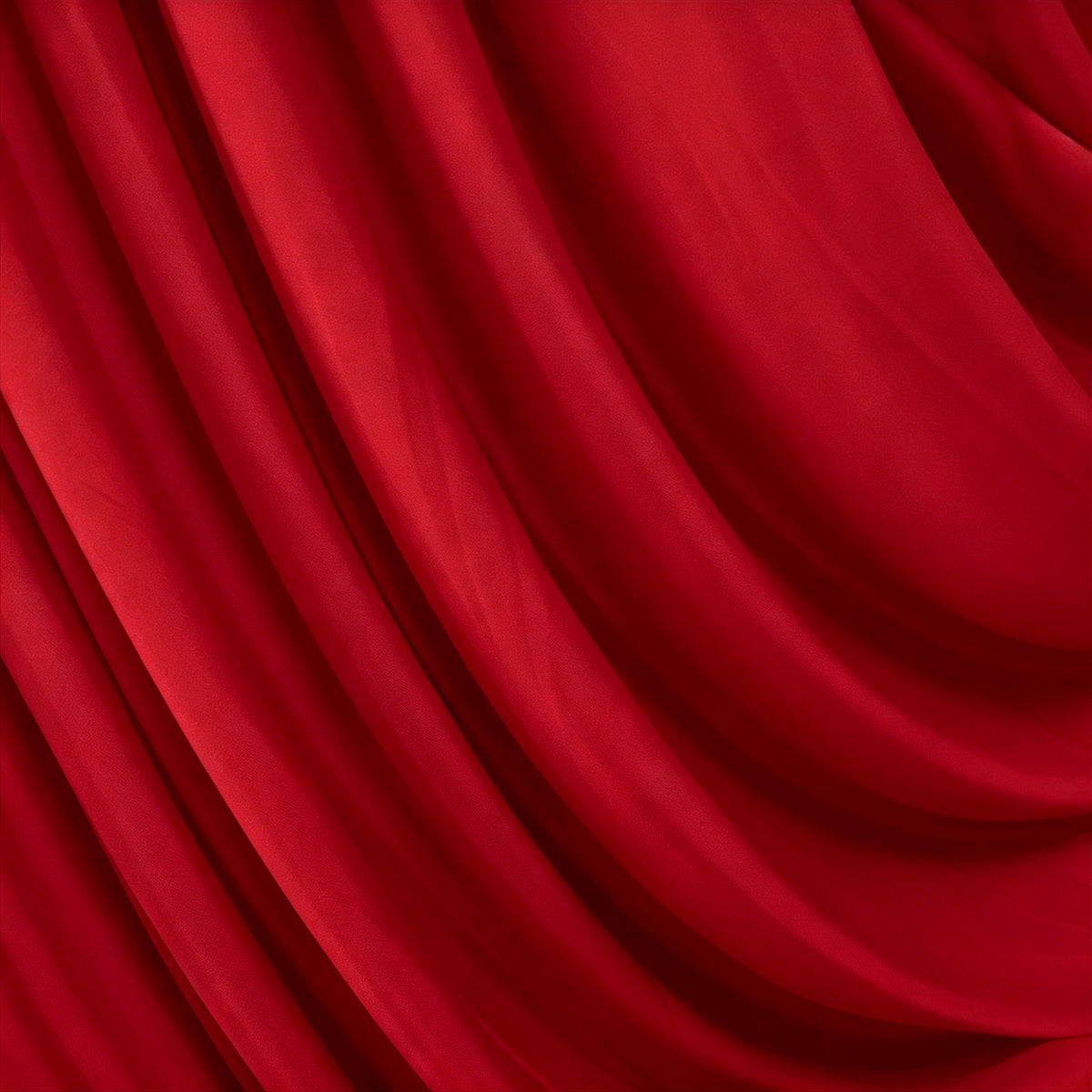 Cascade Swag Drape Panel 6.5ft x 5ft - Red Close Up
