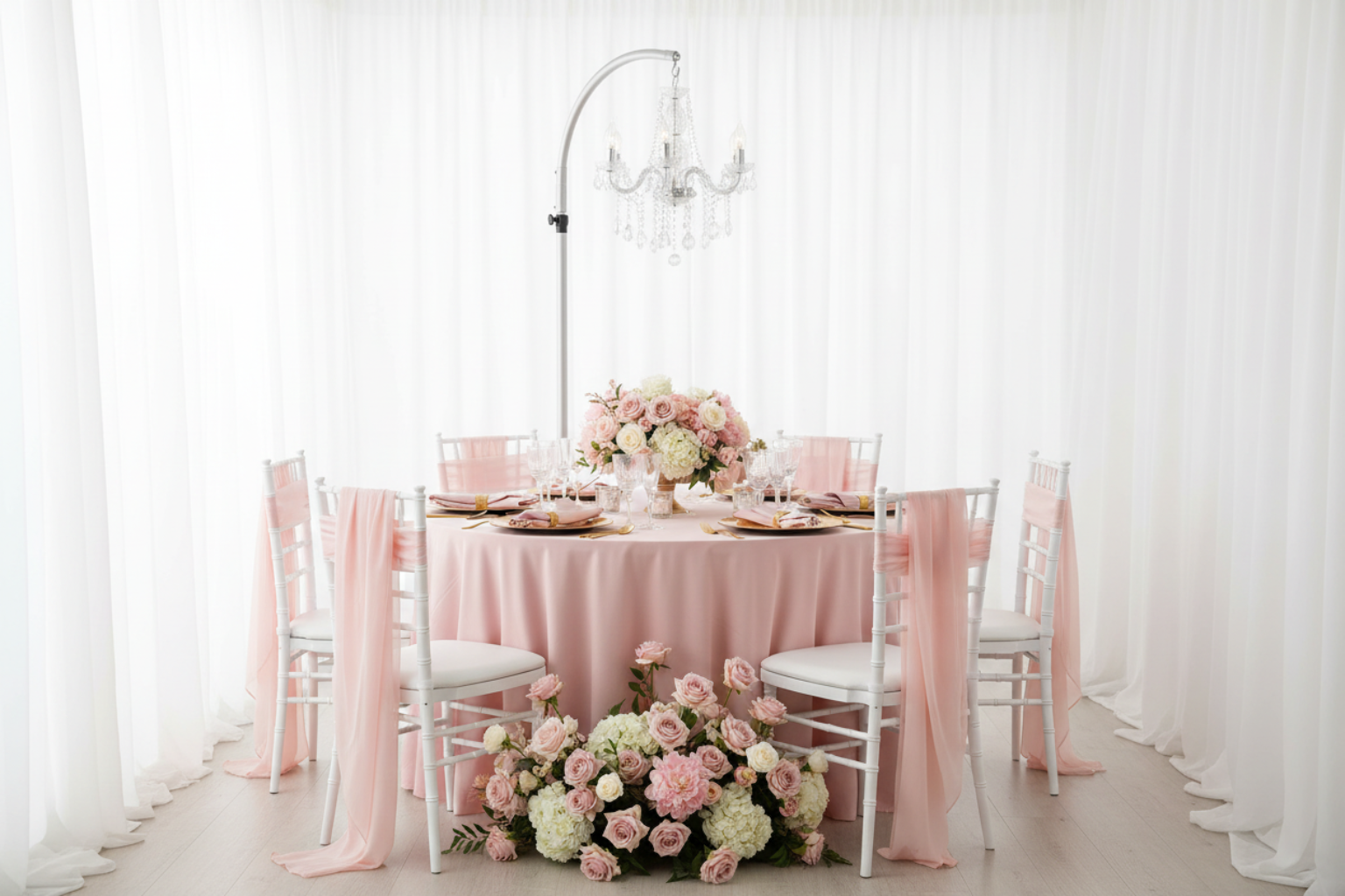 birthday with Chandelier Adjustable Heavy Duty Stand