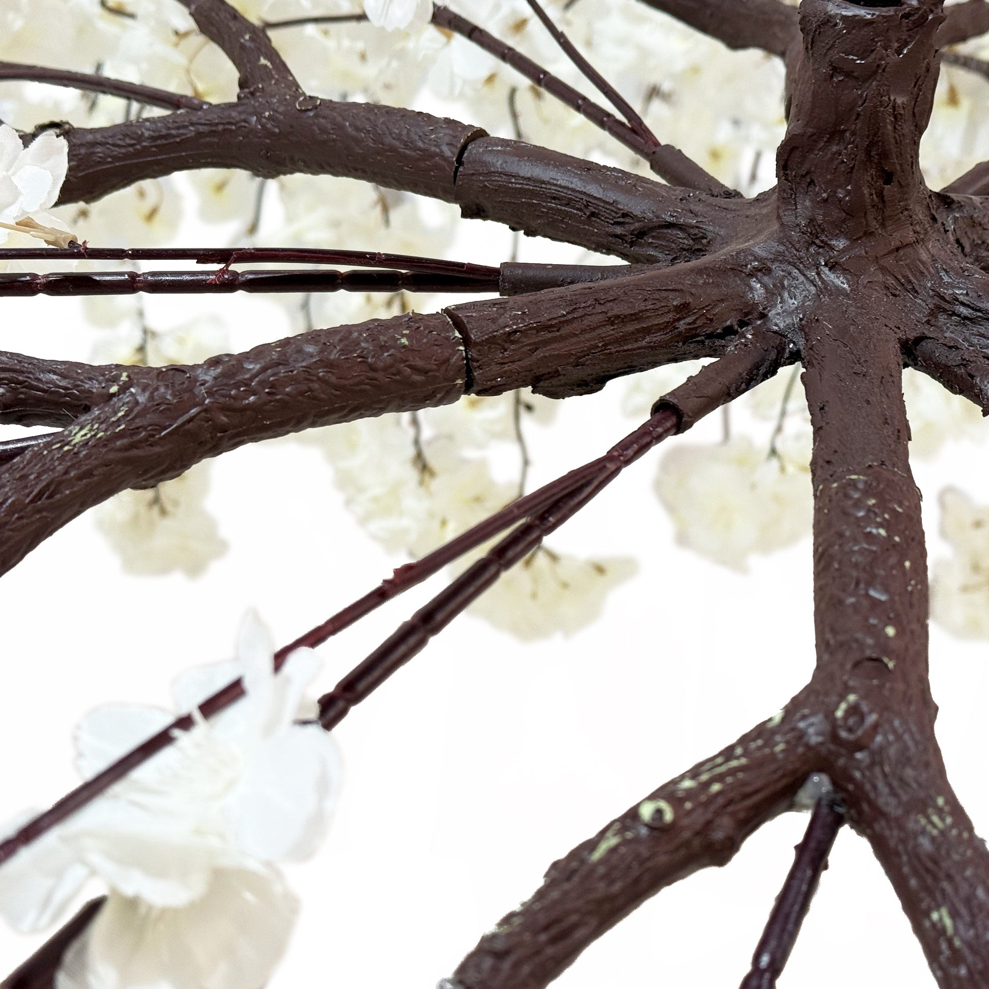 Cherry Blossom Ceiling Cascade White close up of the connected branches