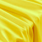 Chiffon Canary Yellow fabric close up