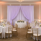 Chiffon Curtain Drape 10ft H x 58" W Panel - Lavender