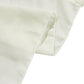 Chiffon Curtain Drape 10ft H x 58" W Panel Ivory serged edge close up