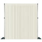 Chiffon Curtain Drape 10ft H x 58" W Panel Ivory full view