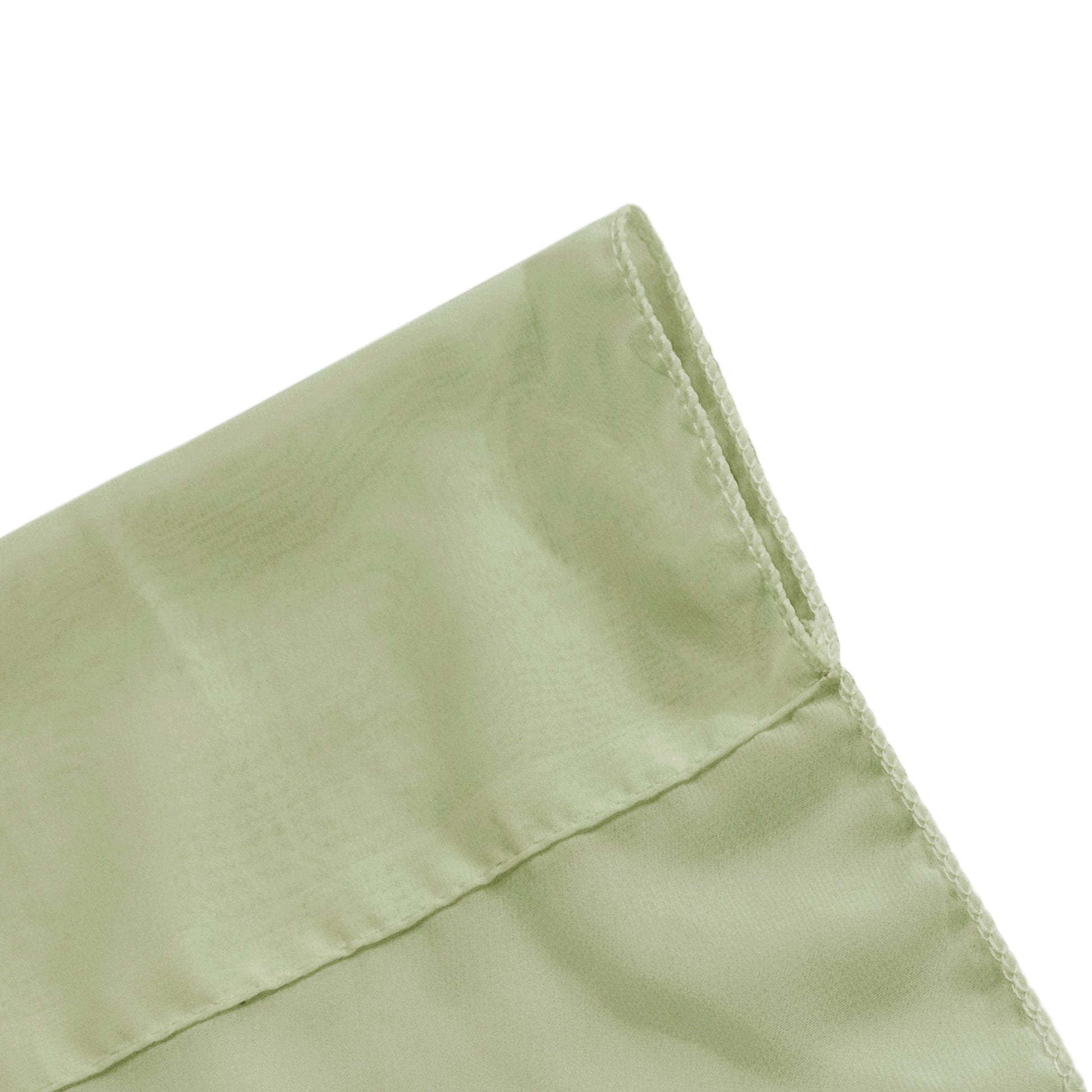 Chiffon Curtain Drape 10ft H x 58" W Panel Sage Green pocket close up
