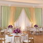 Chiffon Curtain Drape 12ft H x 118" W Panel - Sage Green