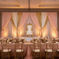 Chiffon Curtain Drape 12ft H x 58" W Panel - Blush/Rose Gold