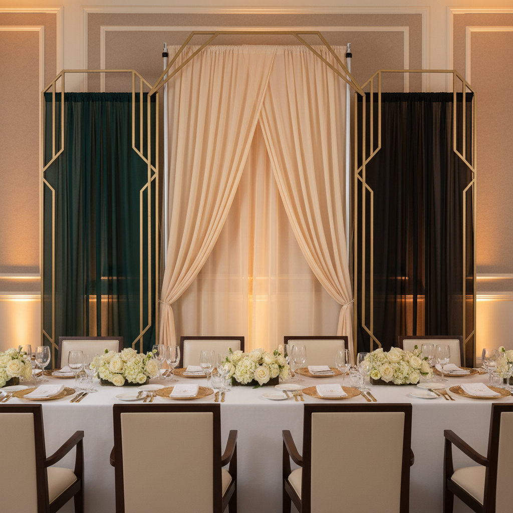 Chiffon Curtain Drape 12ft H x 118