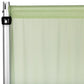 Chiffon Curtain Drape 12ft H x 118" W Panel Sage Green flat view