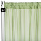Chiffon Curtain Drape 12ft H x 118" W Panel - Sage Green