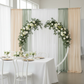 Chiffon Curtain Drape 14ft H x 118" W Panel - Champagne for a wedding sweetheart table