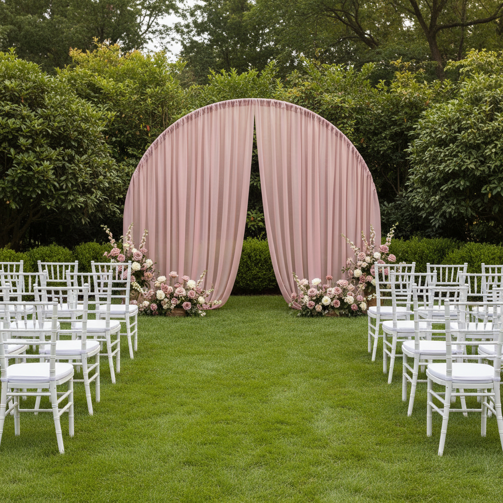 Chiffon Curtain Drape 14ft H x 58