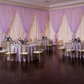 Chiffon Curtain Drape 14ft H x 58" W Panel - Lavender