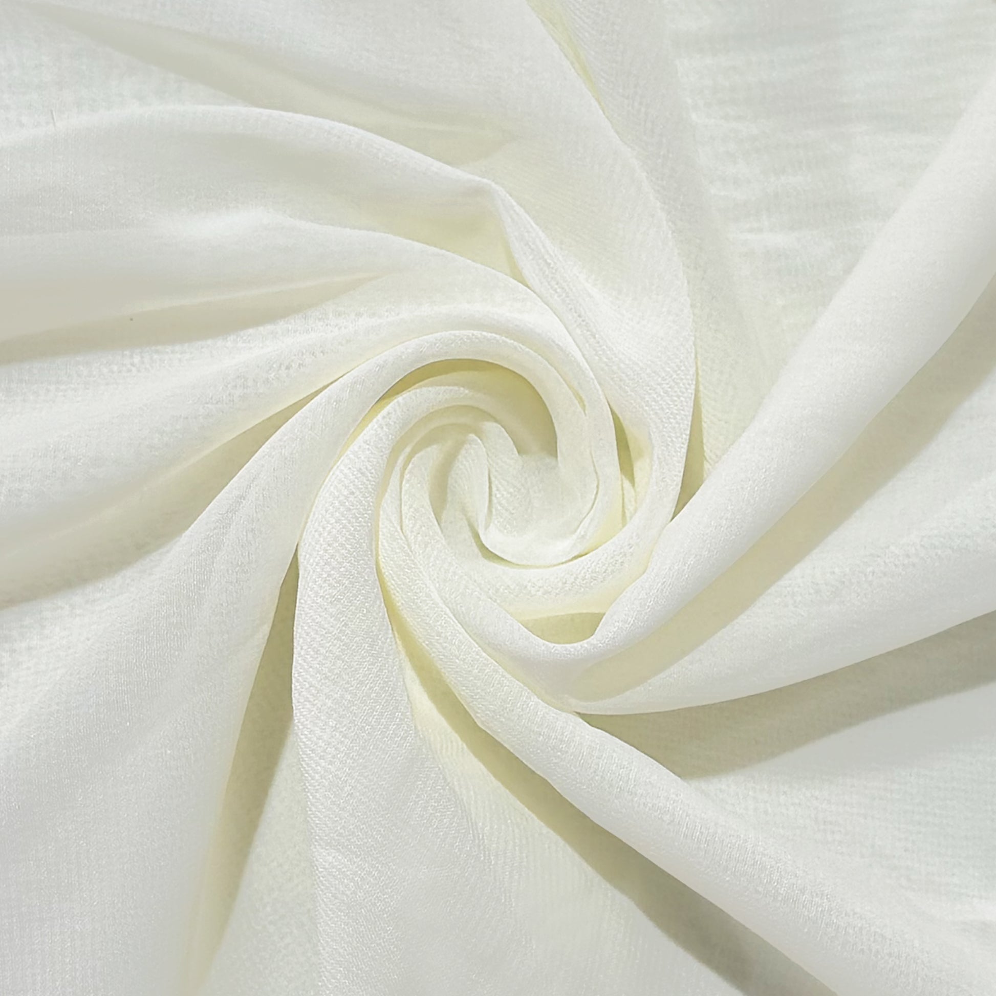 Chiffon Ivory fabric