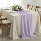 Chiffon Wedding Table Runner 10FT x 27" Lavender 