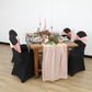Chiffon Wedding Table Runner 10FT x 27" - Blush