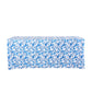 Chinoiserie Floral Scuba -Rectangular-Tablecloth - Blue
