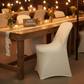 Classic Lifetime Spandex Folding Chair Cover - Ivory