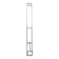 Collapsible Adjustable Height Backdrop Support Stand Silver front view