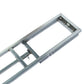 Collapsible Adjustable Height Backdrop Support Stand Silver top close up
