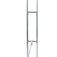 Collapsible Adjustable Height Backdrop Support Stand - Silver - CV Linens